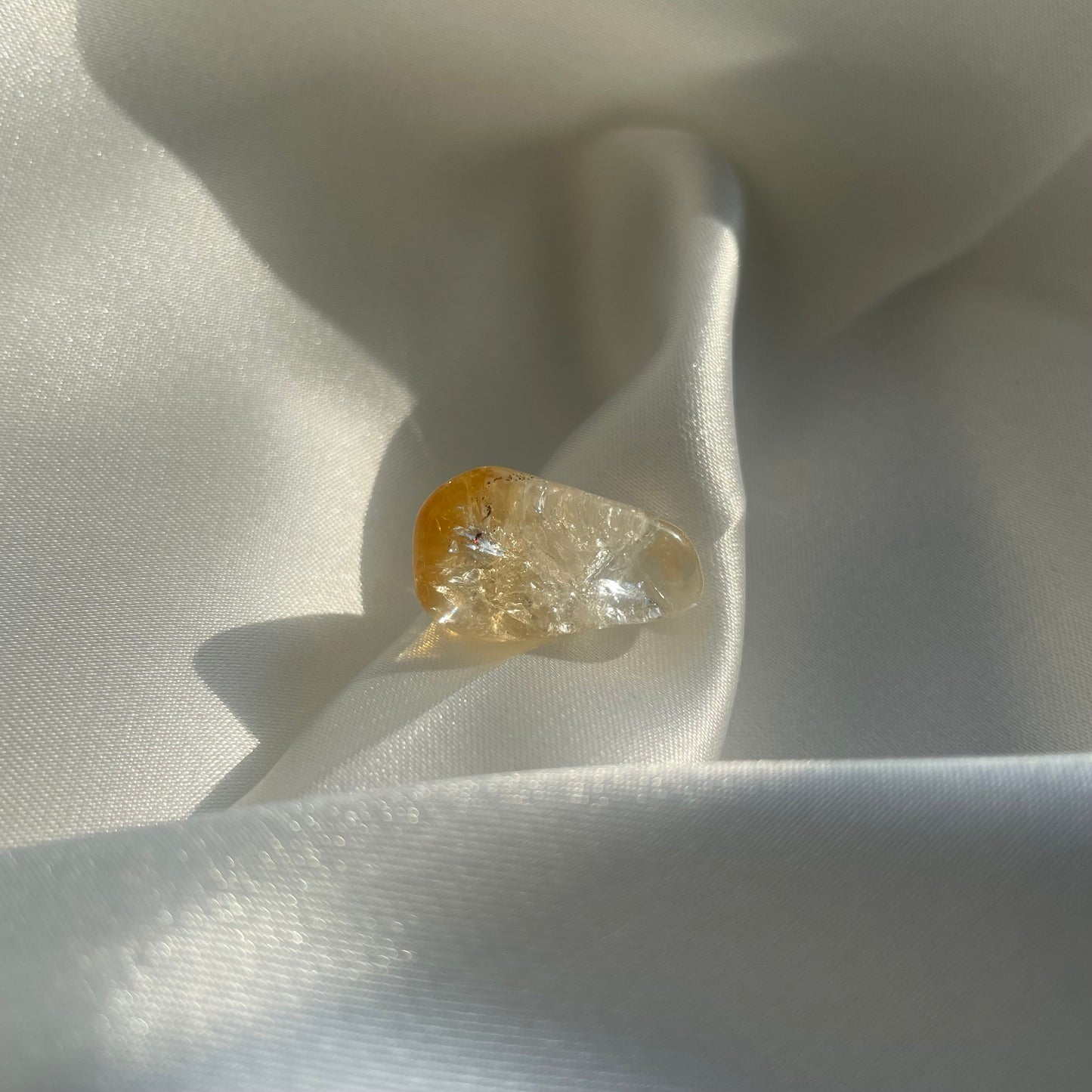 Citrine Heat Treated Small Tumblestones - A Grade Quality (Brazil)