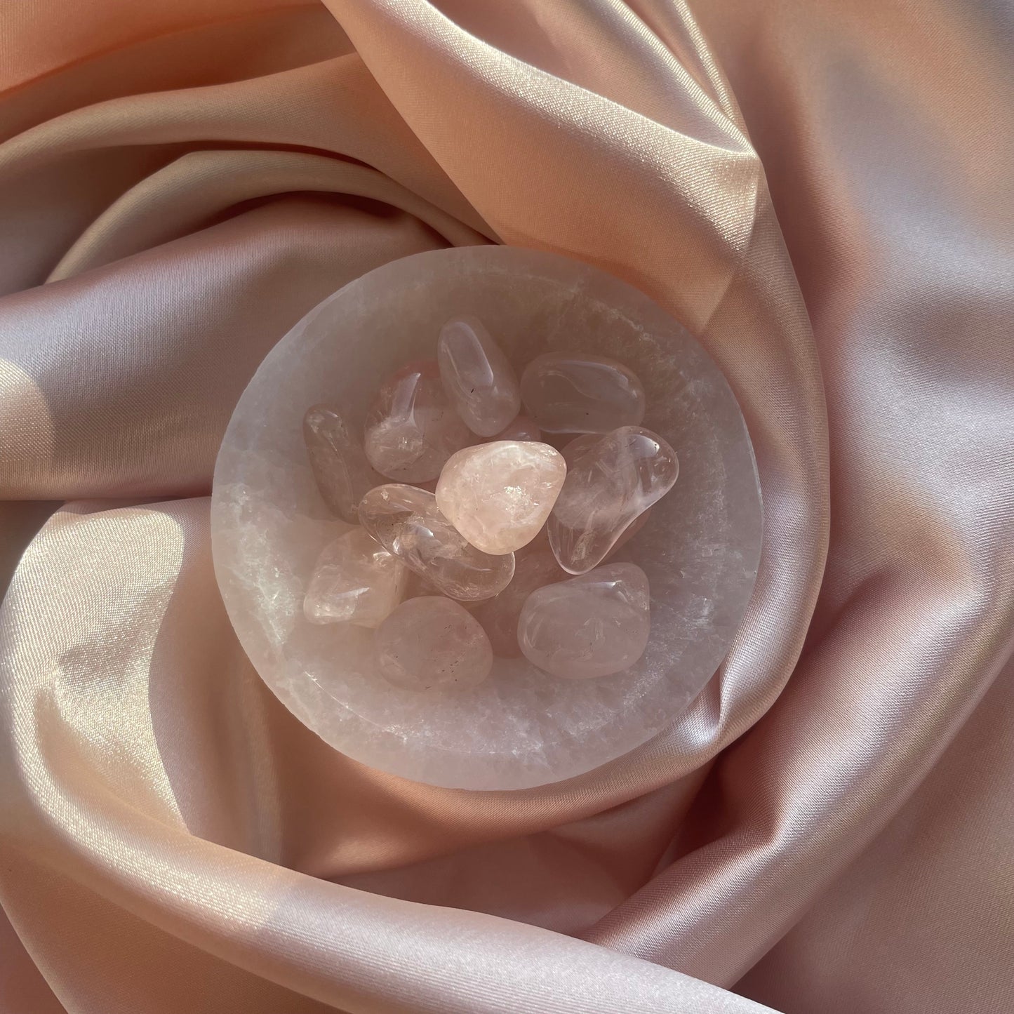 Rose Quartz Small Tumblestones – A Grade Quality (Brazil)