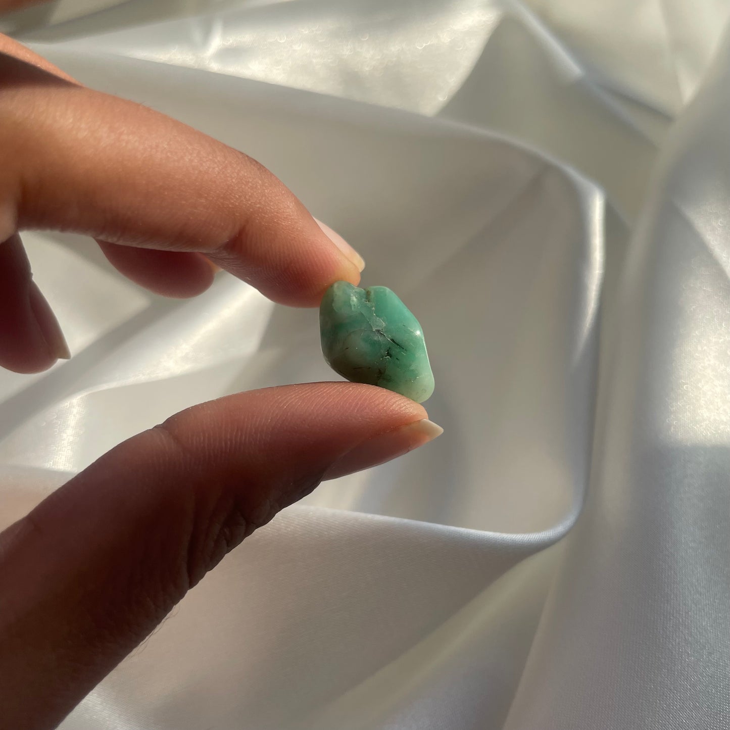 Emerald Small Tumblestones - AA Grade Quality (Brazil)