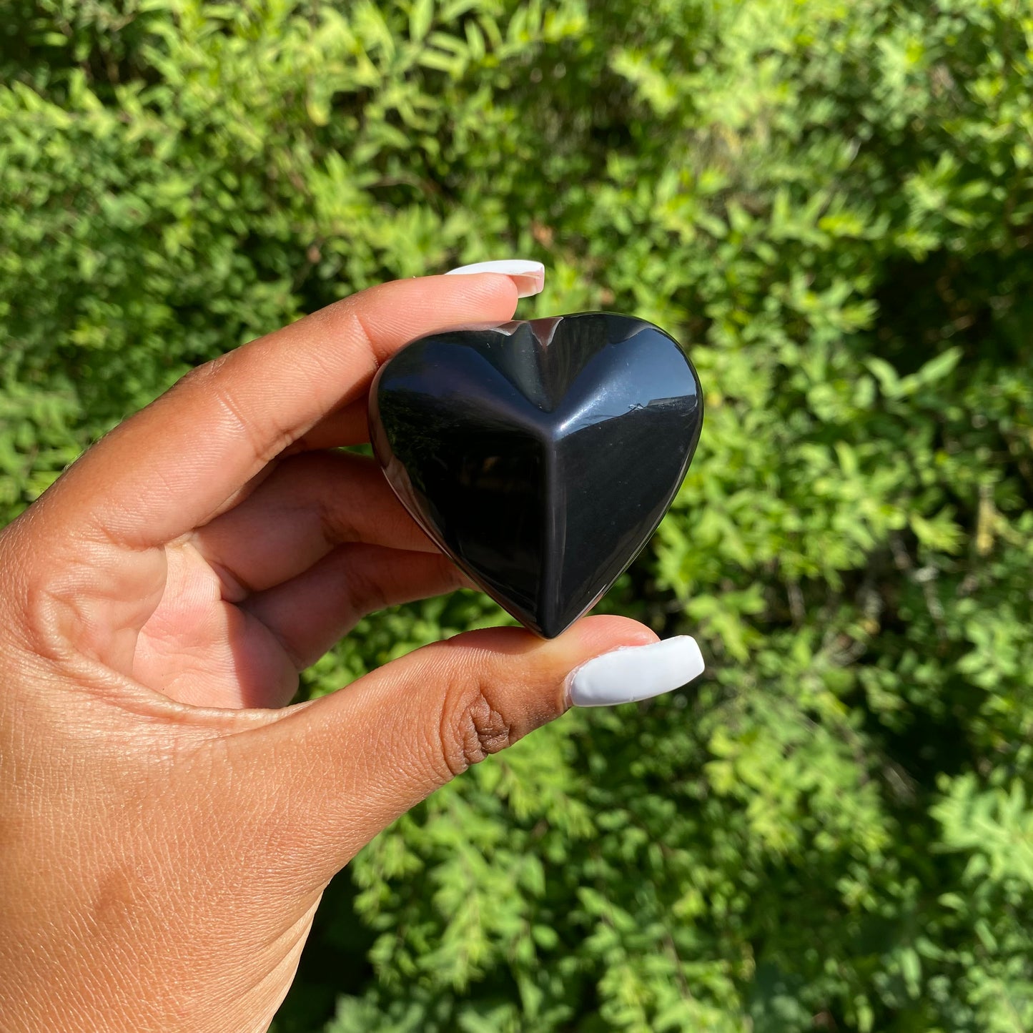 Celestial Eye Obsidian Heart 7 - AA Quality (Mexico)