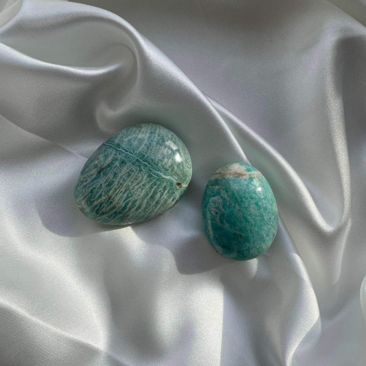 Amazonite Palmstone - A Grade Quality (Madagascar)