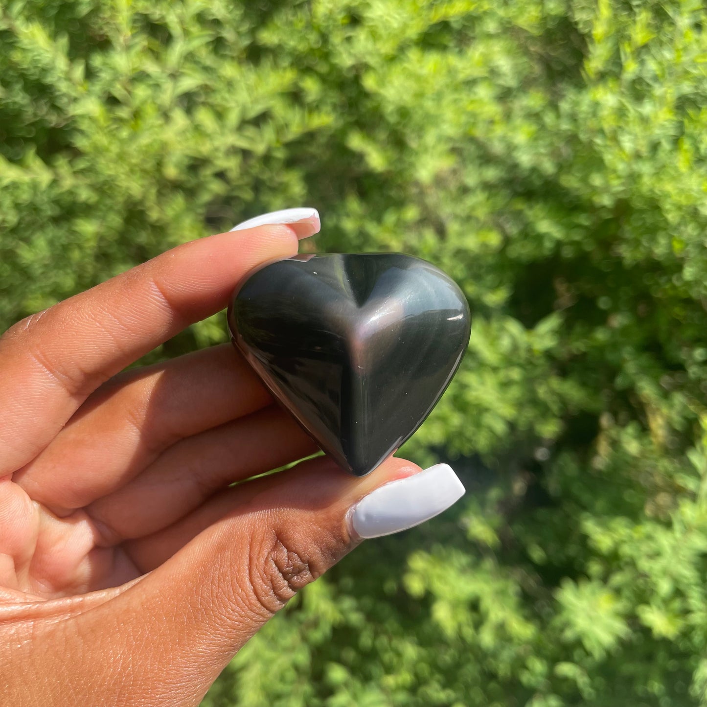 Celestial Eye Obsidian Heart 2 - AA quality (Mexico)