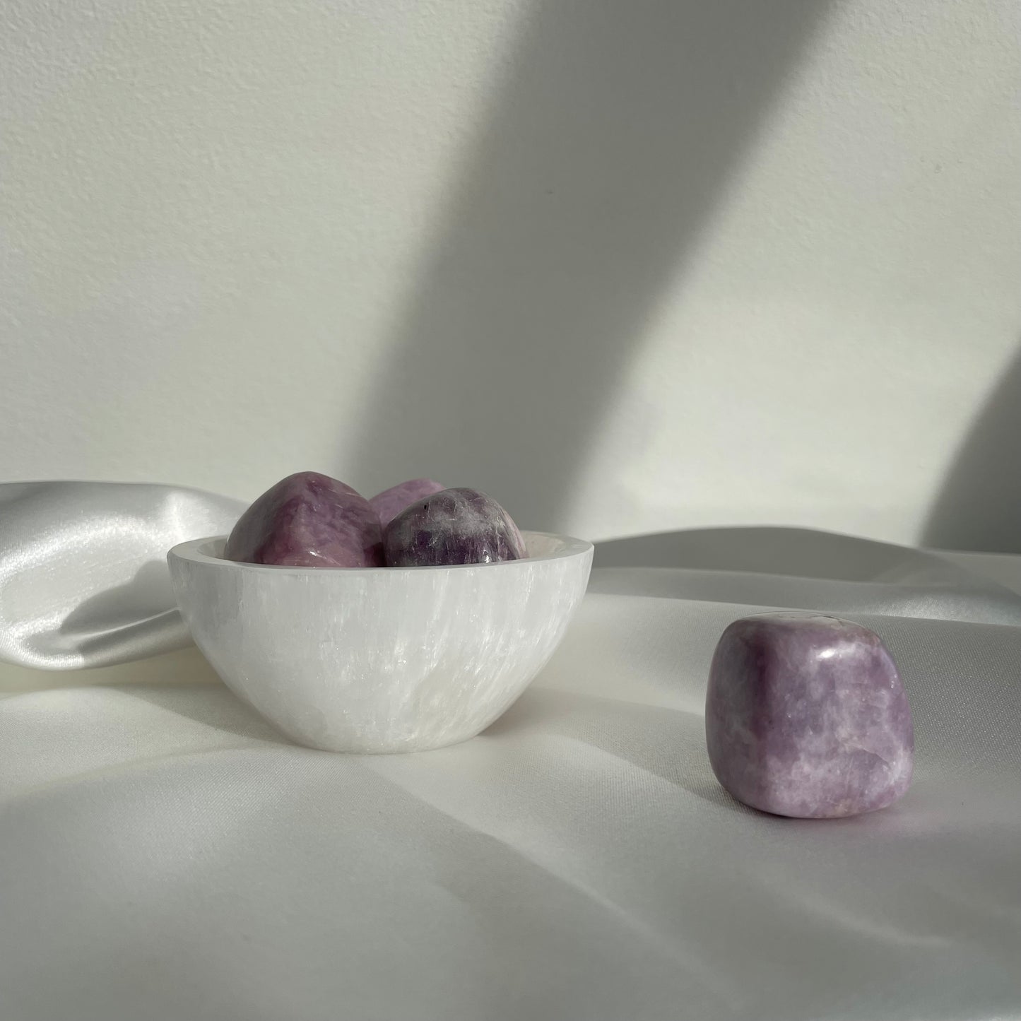 Lepidolite Large Tumblestone- A Grade Quality (Madagascar)