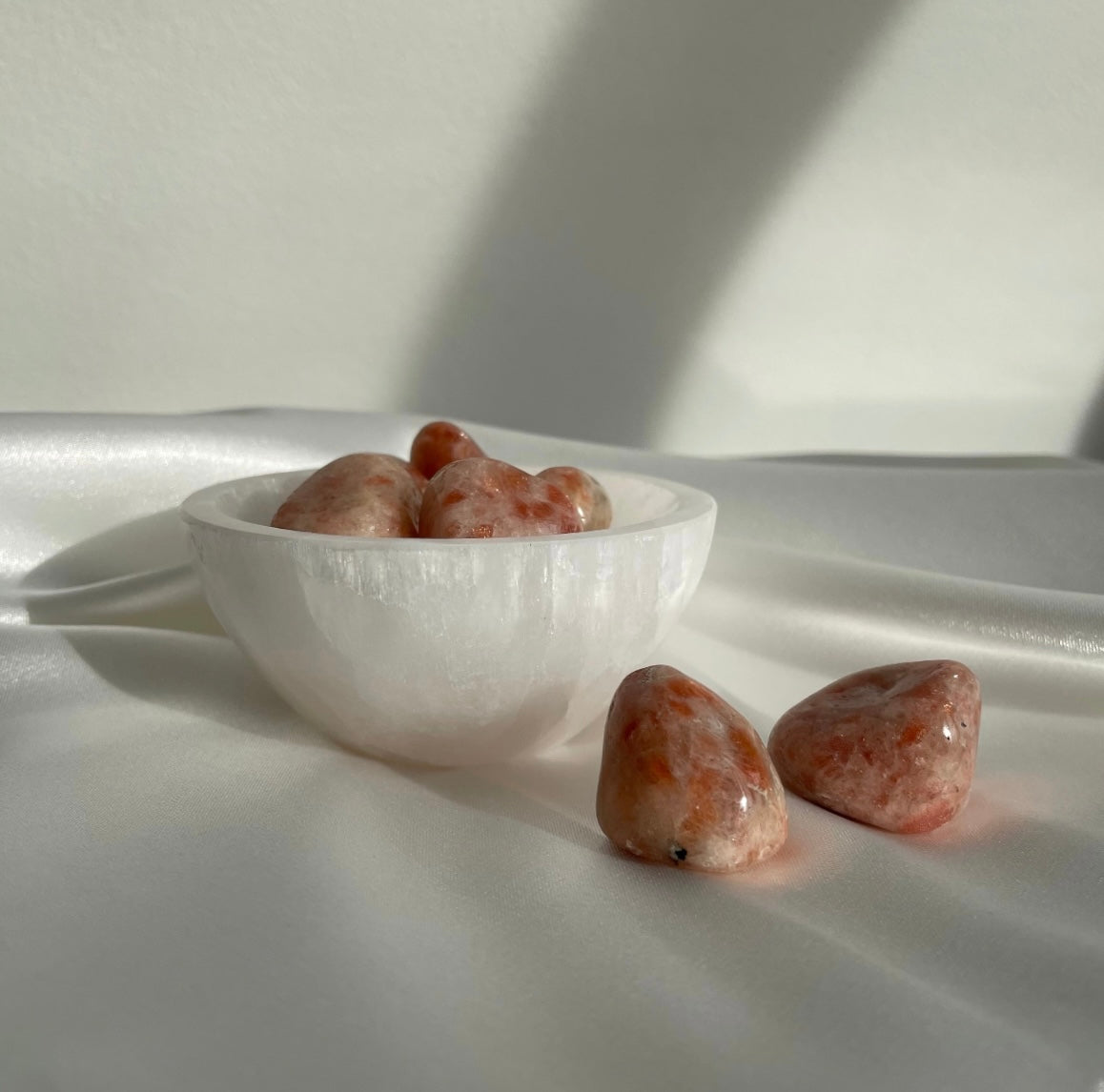 Sunstone Small Tumblestone - AA Grade Quality (India)