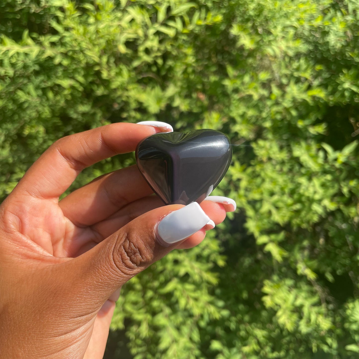Celestial Eye Obsidian Heart 1 - AA Quality (Mexico)