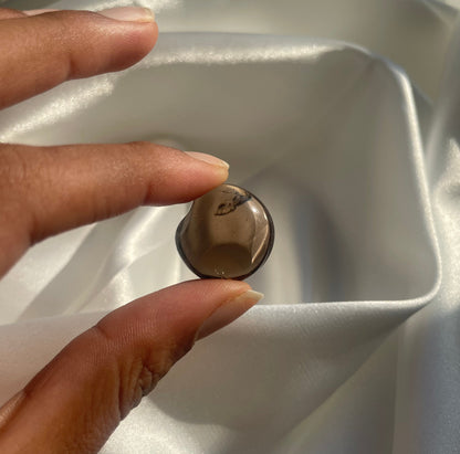 Smoky Quartz Small Tumblestone – A Grade Quality (Brazil)
