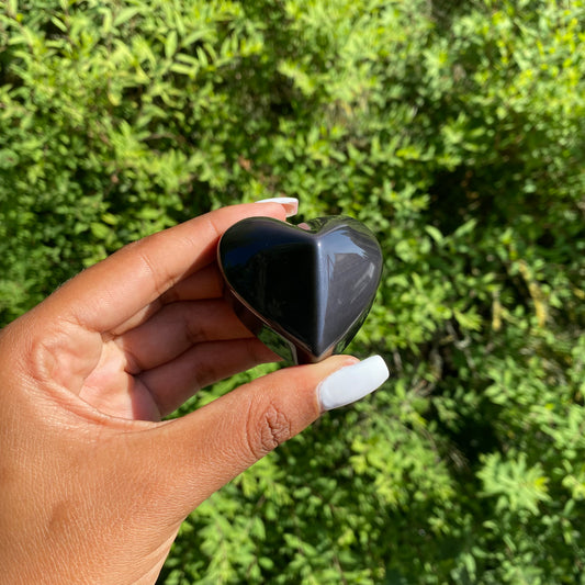 Celestial Eye Obsidian Heart 7 - AA Quality (Mexico)