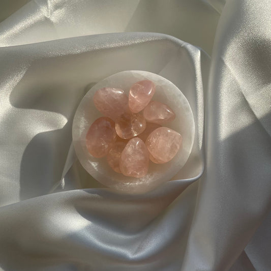 Rose Quartz Medium Tumblestones - A Grade Quality (Brazil)