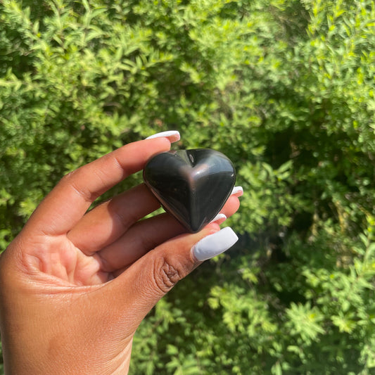Celestial Eye Obsidian Heart 2 - AA quality (Mexico)