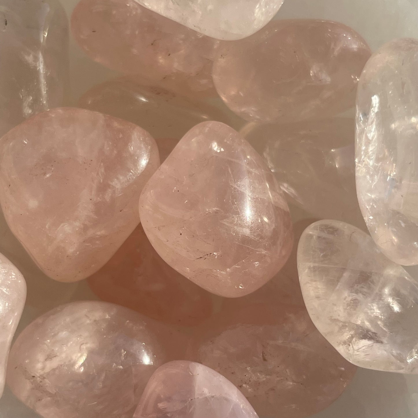 Rose Quartz Small Tumblestones – A Grade Quality (Brazil)