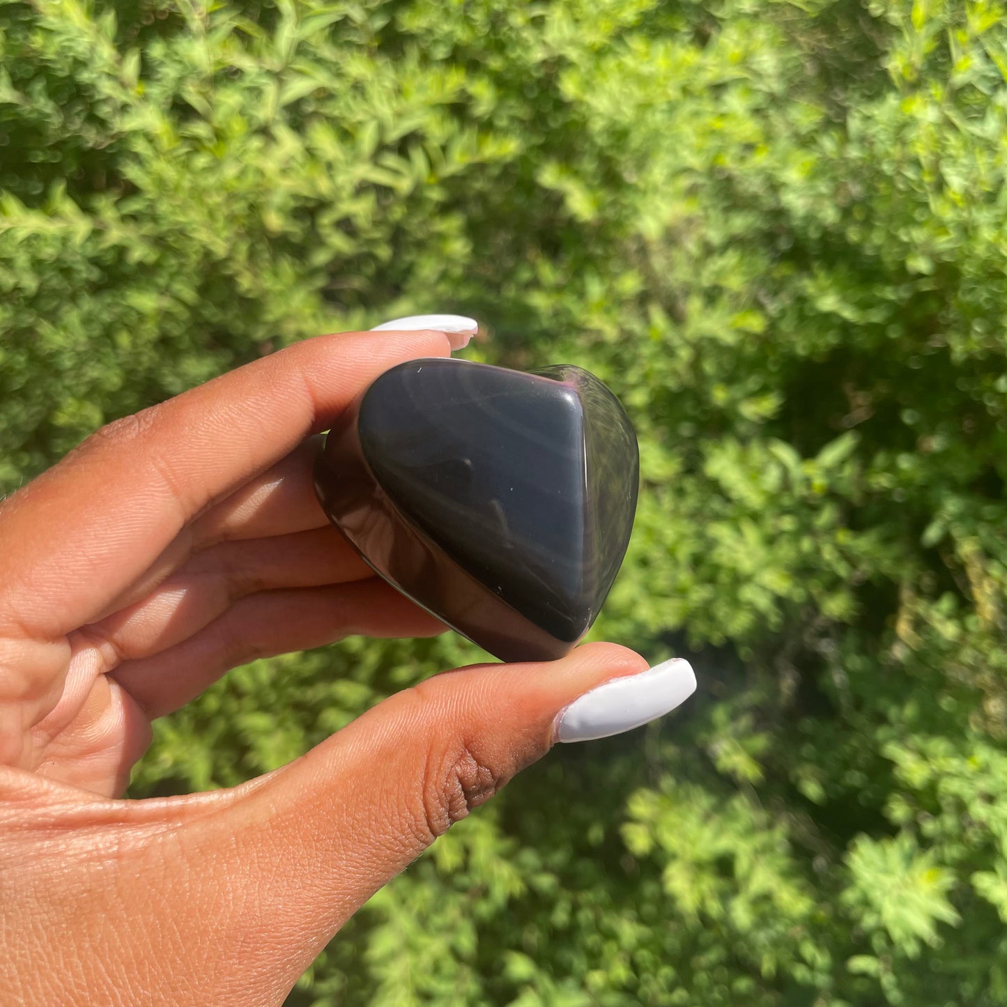 Celestial Eye Obsidian Heart 5 - AA Quality (Mexico)