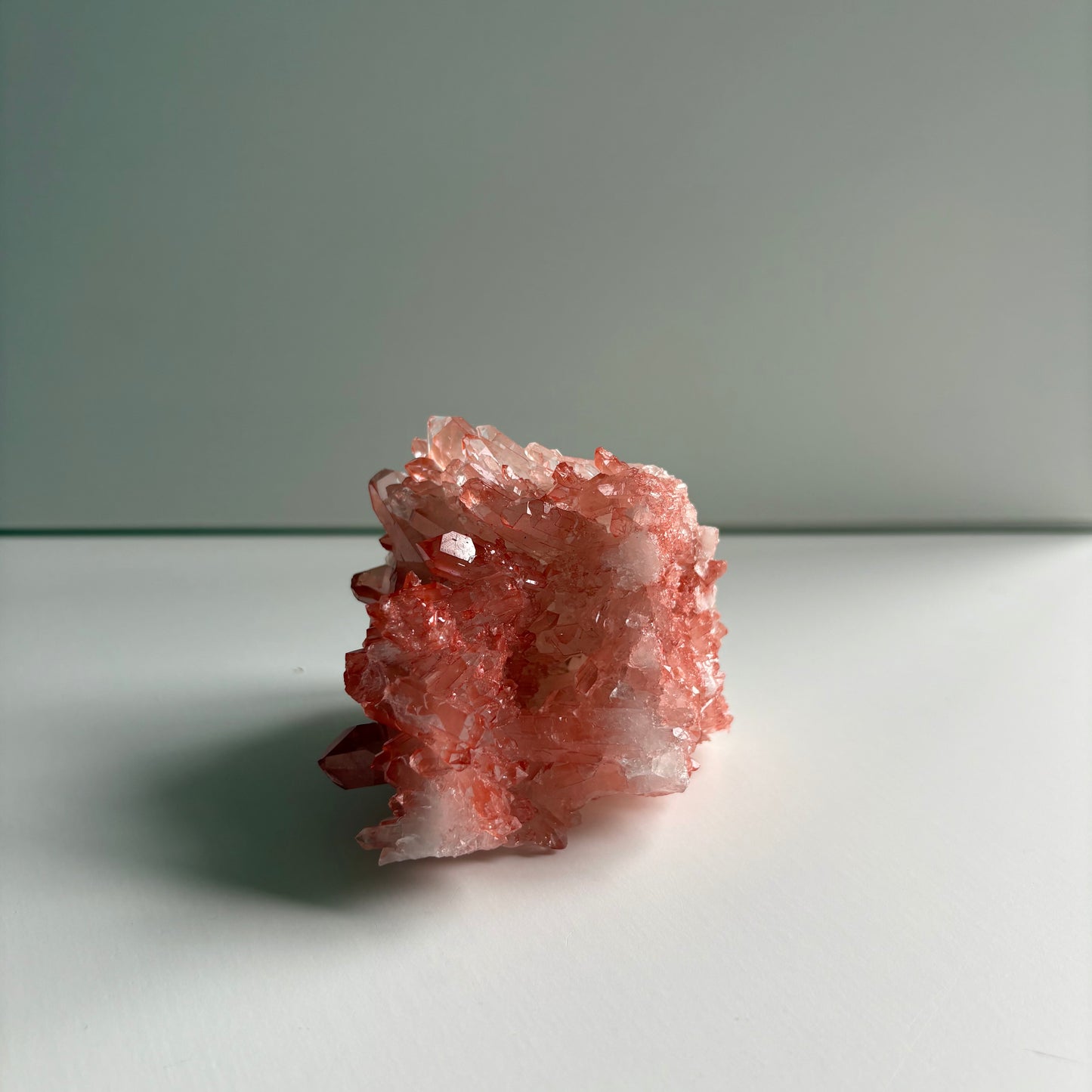 Pink Hematoïde Quartz Cluster - AA Quality (Brazil)
