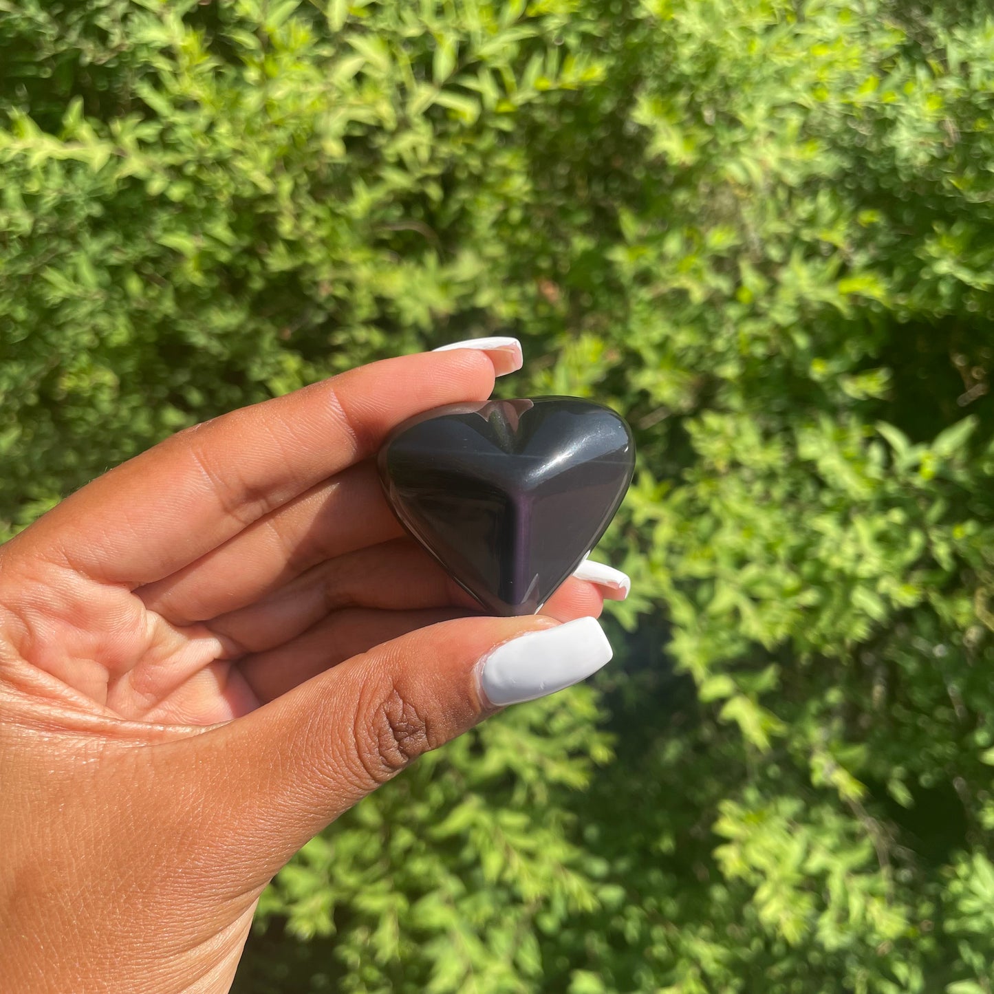 Celestial Eye Obsidian Heart 1 - AA Quality (Mexico)