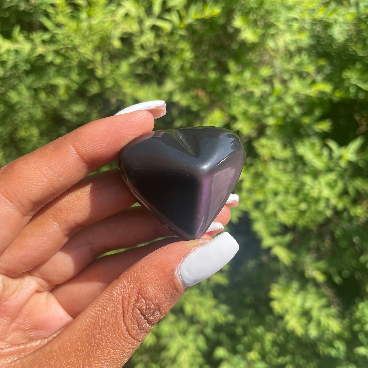 Celestial Eye Obsidian Heart 1 - AA Quality (Mexico)