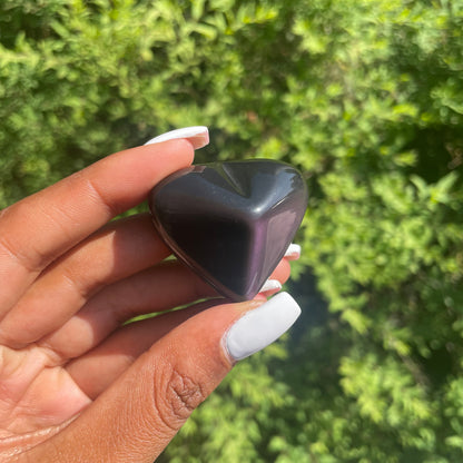 Celestial Eye Obsidian Heart 1 - AA Quality (Mexico)