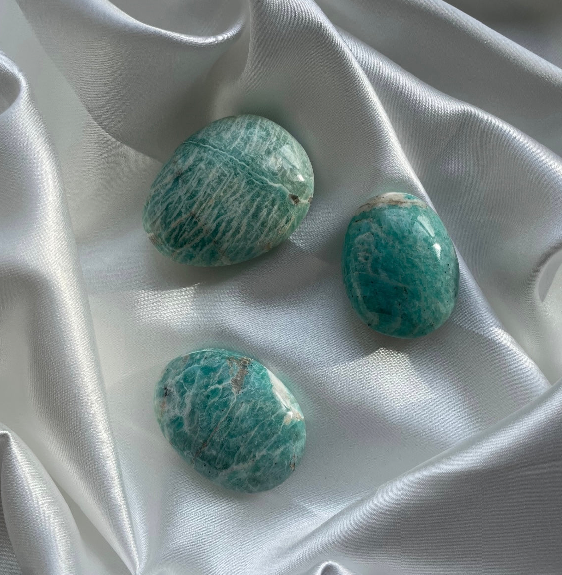 Amazonite Palmstone - A Grade Quality (Madagascar)
