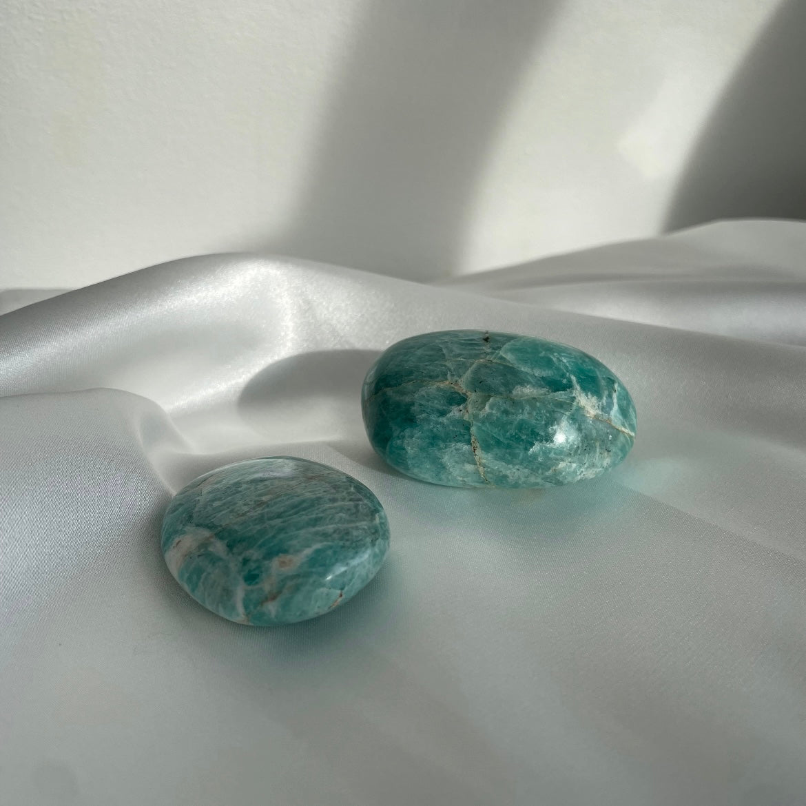 Amazonite Palmstone - A Grade Quality (Madagascar)