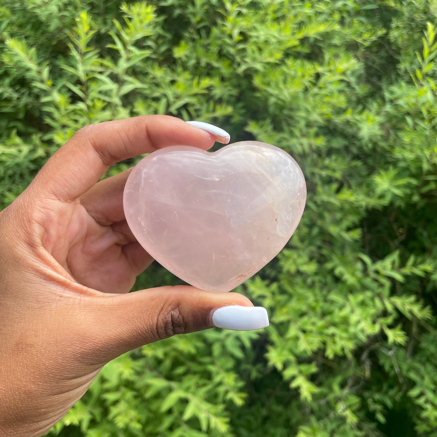Rose Quartz Heart 1 - AA Quality (Brazil)