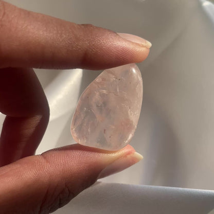 Rose Quartz Medium Tumblestones - A Grade Quality (Brazil)